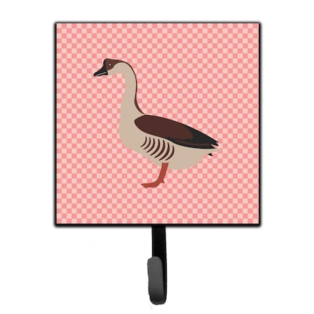 Carolines Treasures Chinese Goose Pink Check Leash or Key Holder BB7896SH4